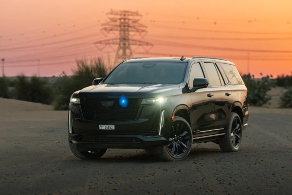  Schwarz Cadillac Escalade Photo 2