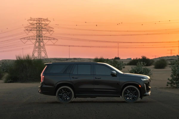  Schwarz Cadillac Escalade Photo 3