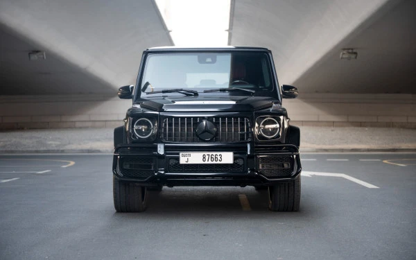 Черный Mercedes G63 AMG Photo 3