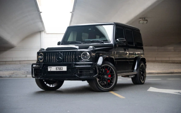  Черный Mercedes G63 AMG Photo 4