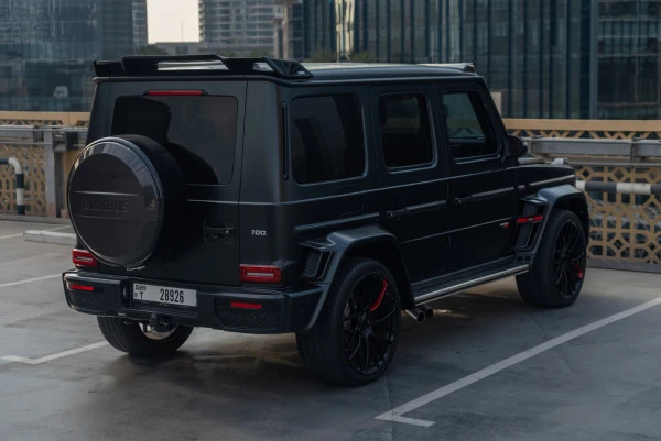  Матовый черный Mercedes G700 Brabus Photo 3