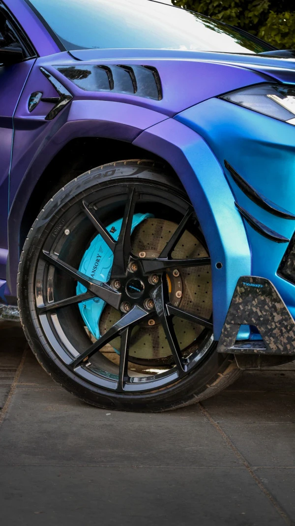  Blue Lamborghini Urus Mansory Photo 3