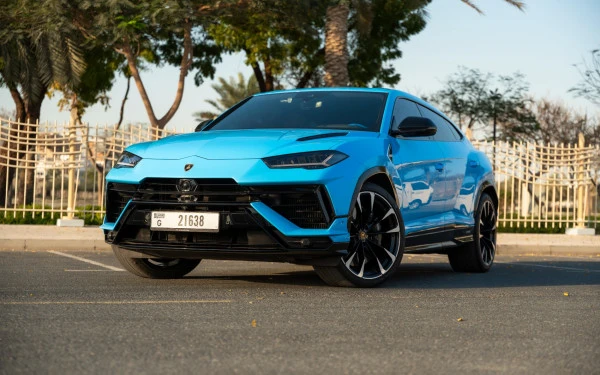  Blu Lamborghini Urus Photo 5