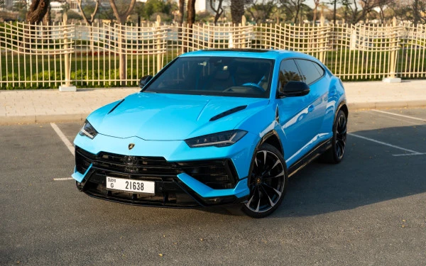  Blu Lamborghini Urus Photo 6