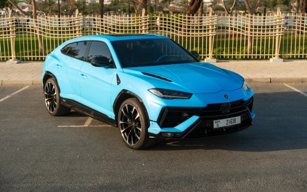  Blu Lamborghini Urus Photo 10