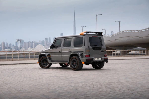  Серый Mercedes G63 AMG Photo 3