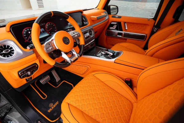  Серый Mercedes G63 AMG Photo 12