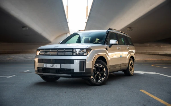  أبيض هيونداي سانتا في Photo 5