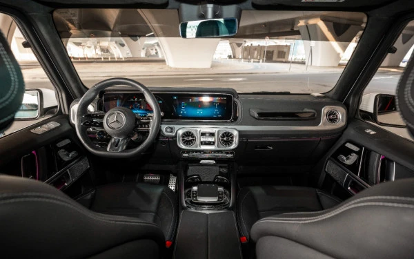  Белый Mercedes G63 AMG Photo 11