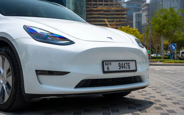  Белый Tesla Model Y Long Range Photo 2