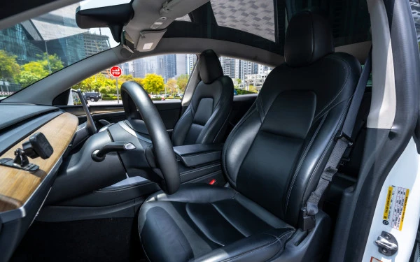  Белый Tesla Model Y Long Range Photo 10