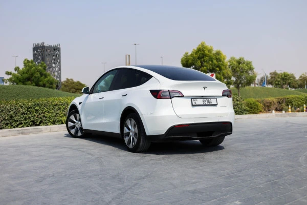  Weiß Tesla Model Y Long Range Photo 3