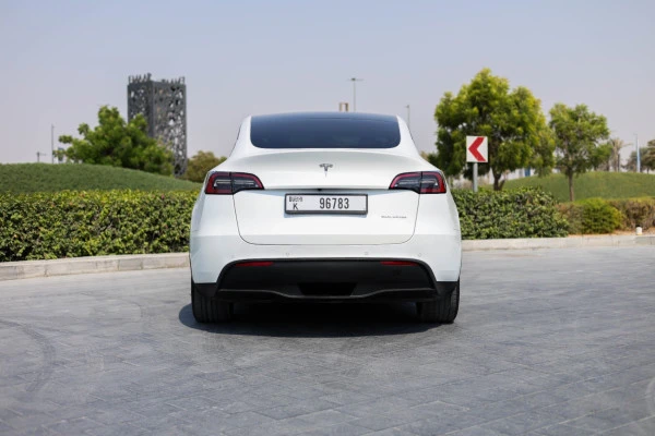  Weiß Tesla Model Y Long Range Photo 4