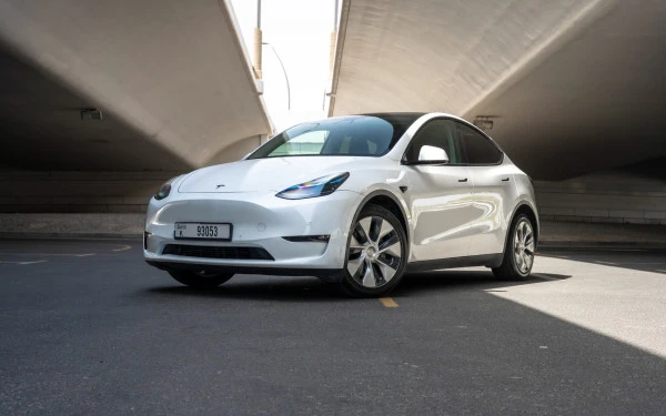  Weiß Tesla Model Y Long Range Photo 10